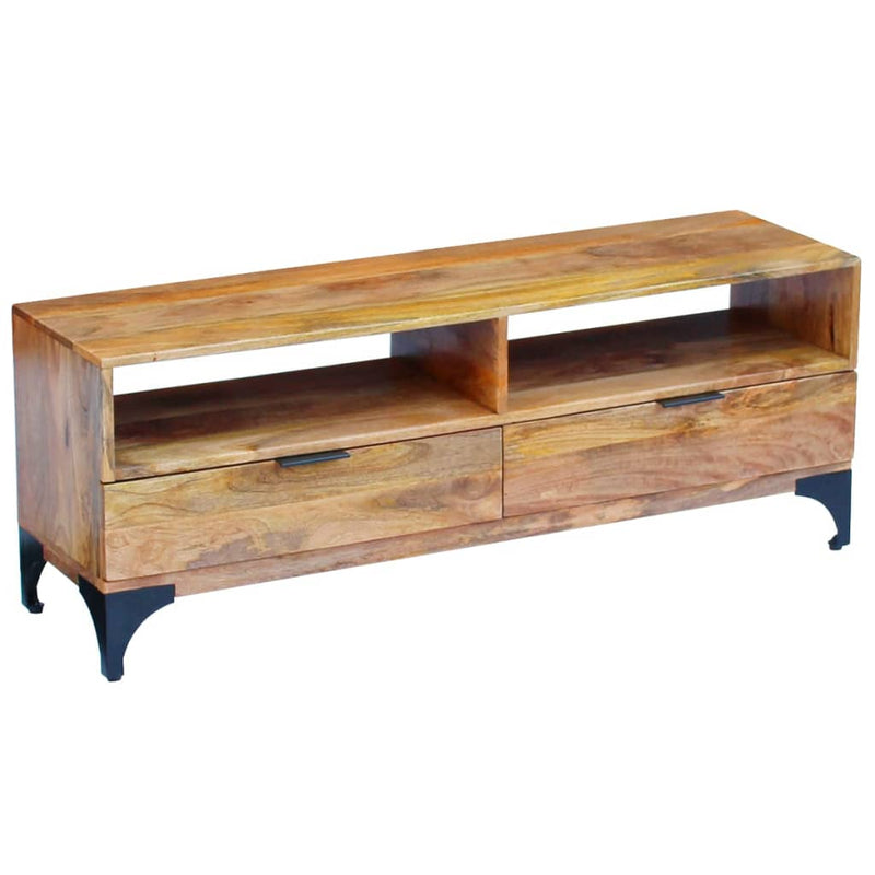 TV Stand Mango Wood 120x35x45 cm