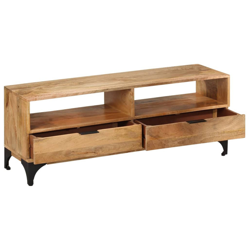 TV Stand Mango Wood 120x35x45 cm