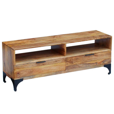 TV Stand Mango Wood 120x35x45 cm