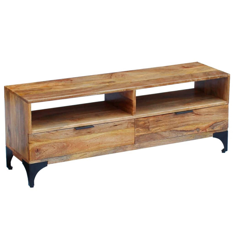 TV Stand Mango Wood 120x35x45 cm