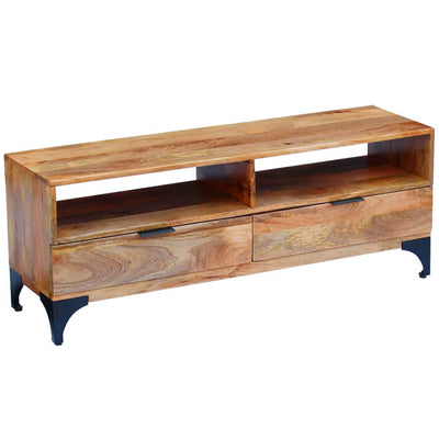 TV Stand Mango Wood 120x35x45 cm