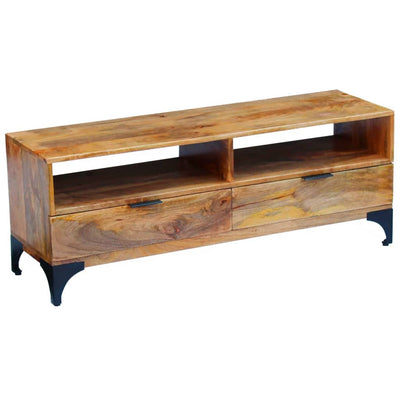 TV Stand Mango Wood 120x35x45 cm