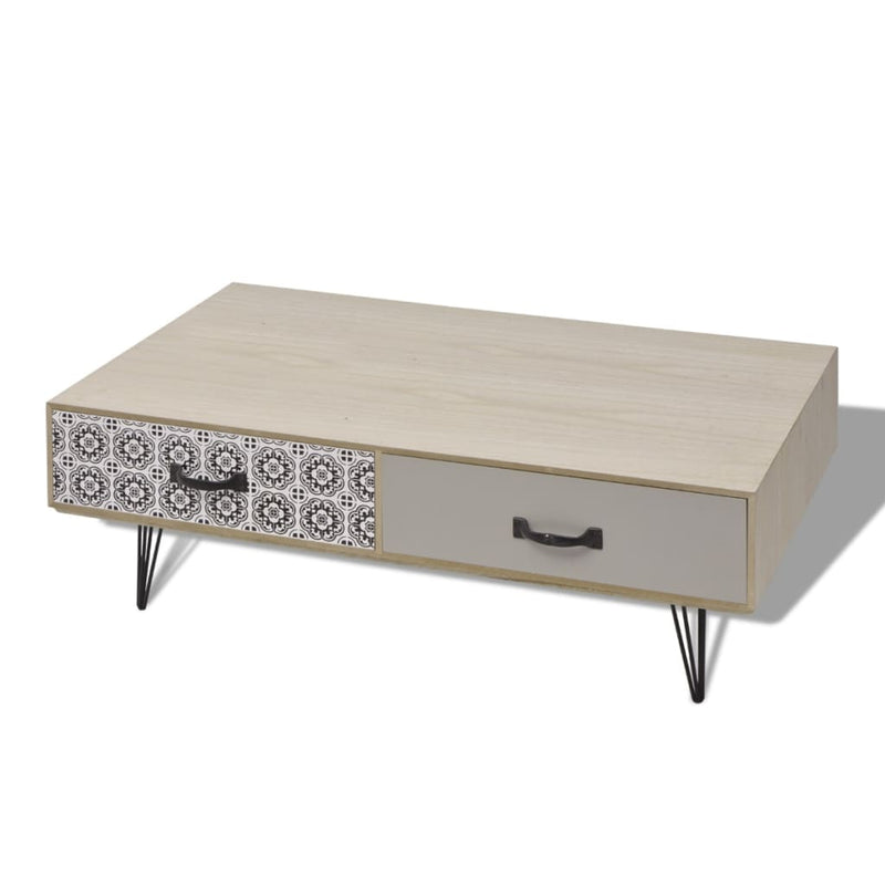 Coffee Table 100x60x35 cm Beige