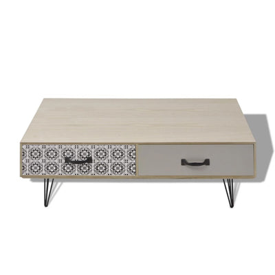 Coffee Table 100x60x35 cm Beige