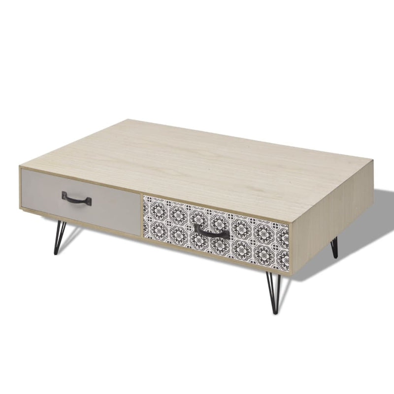 Coffee Table 100x60x35 cm Beige