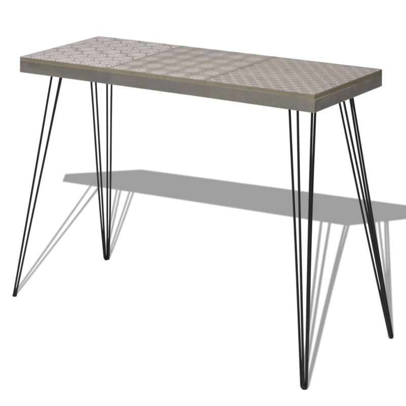 Console Table 90x30x71.5 cm Grey