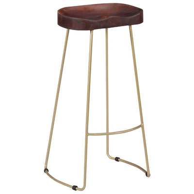 Gavin Bar Stools 2 pcs Solid Mango Wood