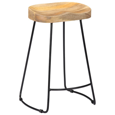 Gavin Bar Stools 2 pcs Solid Mango Wood