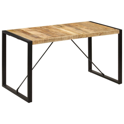 Dining Table 140x70x75 cm Solid Mango Wood