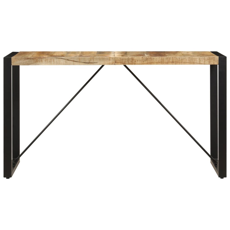 Dining Table 140x70x75 cm Solid Mango Wood