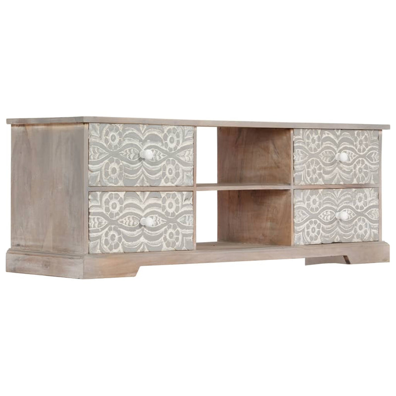 TV Cabinet 120x30x40 cm Solid Acacia Wood