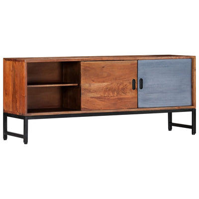 TV Cabinet 120x30x49 cm Solid Acacia Wood