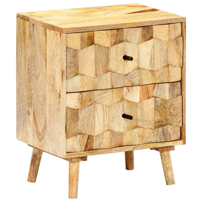 Bedside Cabinet 40x30x50 cm Solid Mango Wood