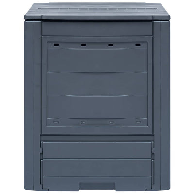 Garden Composter Grey 60x60x73 cm 260 L