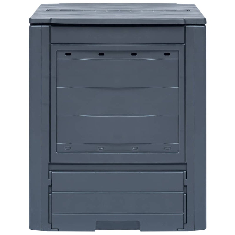 Garden Composter Grey 60x60x73 cm 260 L