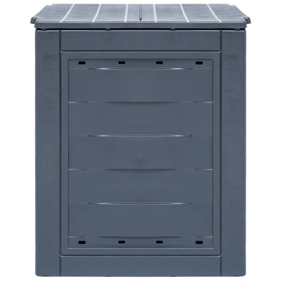 Garden Composter Grey 60x60x73 cm 260 L