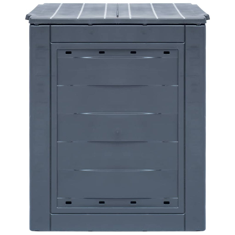 Garden Composter Grey 60x60x73 cm 260 L