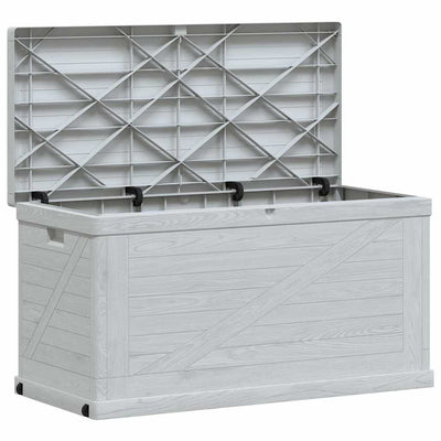Garden Storage Box 420 L Light Grey