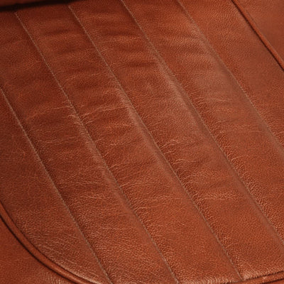 Aviator Armchair Brown Real Leather