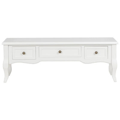 TV Cabinet White 100x35x35 cm Wood