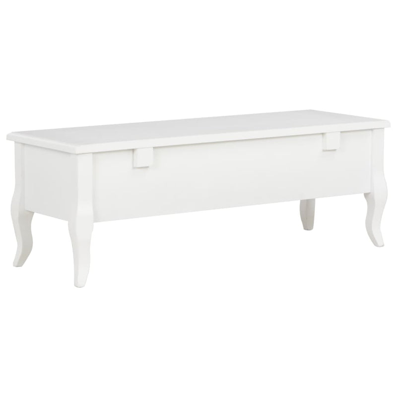 TV Cabinet White 100x35x35 cm Wood