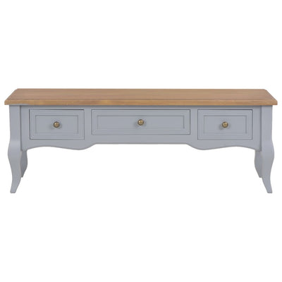 TV Cabinet Grey 100x35x35 cm Wood