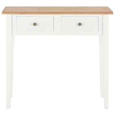 Dressing Console Table White 79x30x74 cm Wood