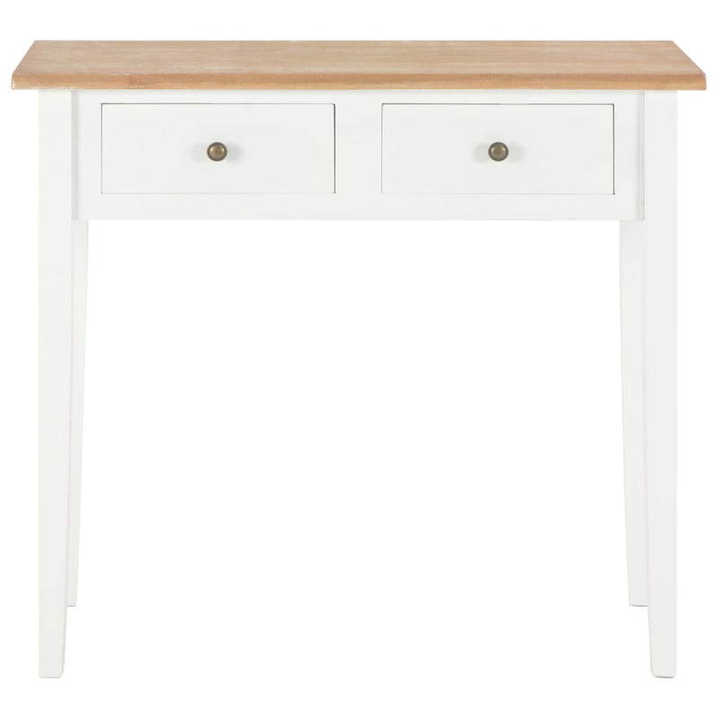 Dressing Console Table White 79x30x74 cm Wood