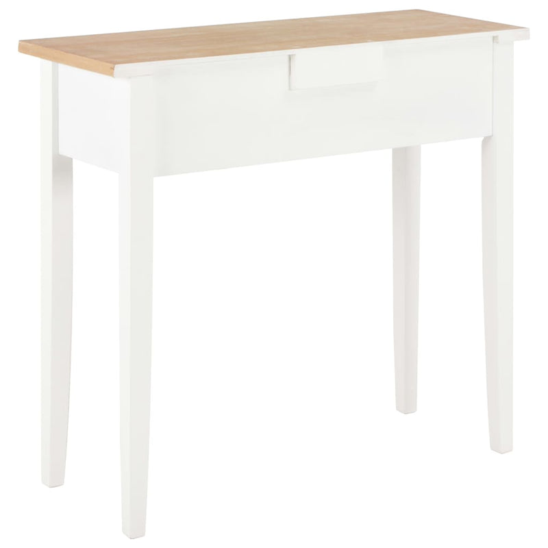 Dressing Console Table White 79x30x74 cm Wood