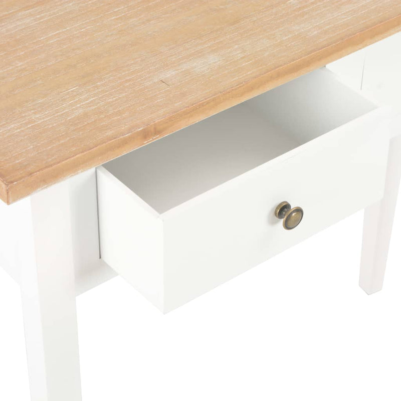 Dressing Console Table White 79x30x74 cm Wood