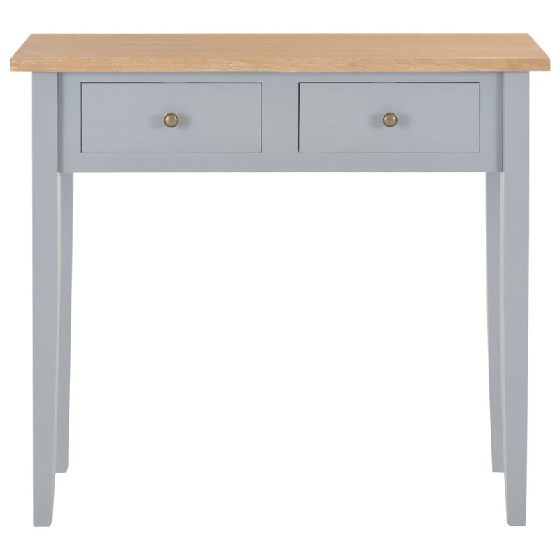 Dressing Console Table Grey 79x30x74 cm Wood