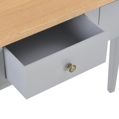 Dressing Console Table Grey 79x30x74 cm Wood