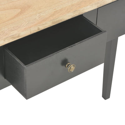 Dressing Console Table Black 79x30x74 cm Wood