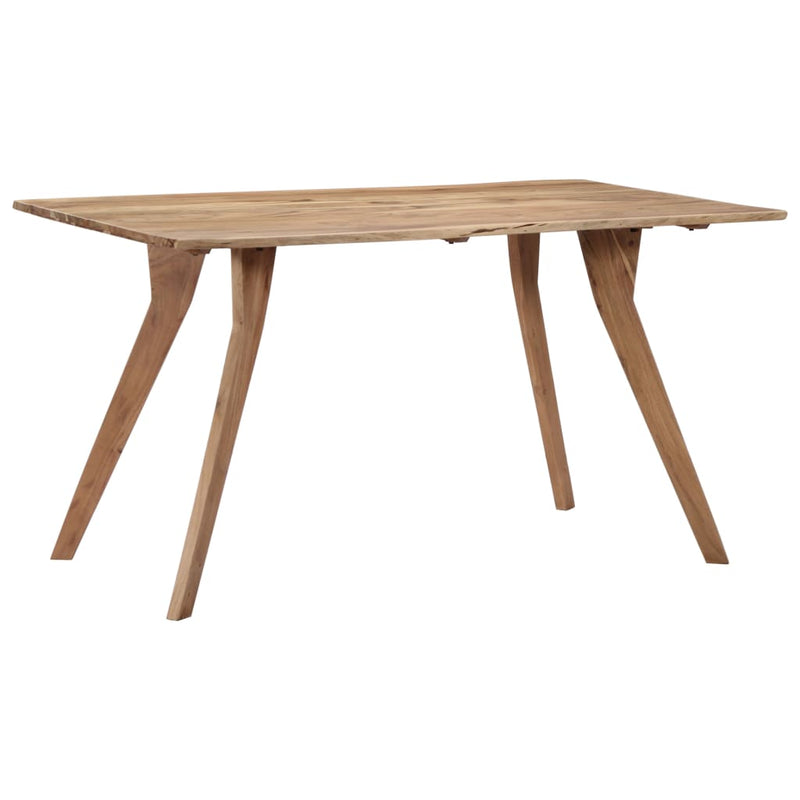 Dining Table 140x80x76 cm Solid Acacia Wood