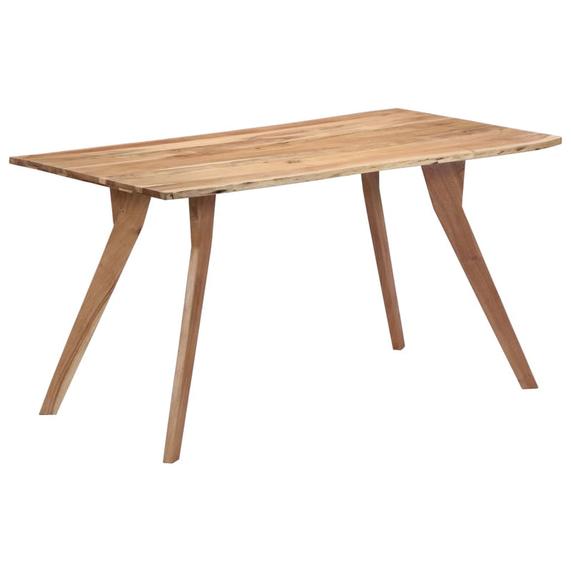 Dining Table 140x80x76 cm Solid Acacia Wood