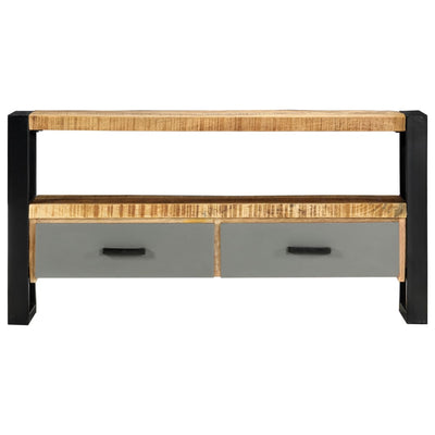 TV Cabinet 100x30x50 cm Solid Mango Wood