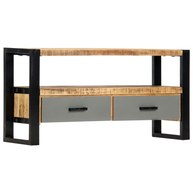 TV Cabinet 100x30x50 cm Solid Mango Wood