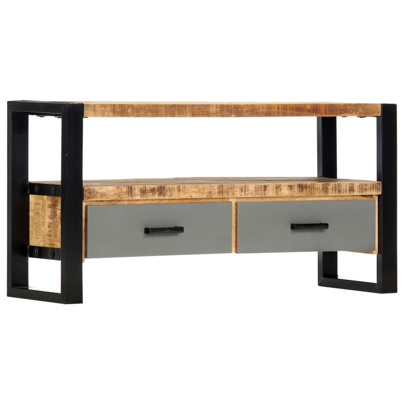 TV Cabinet 100x30x50 cm Solid Mango Wood