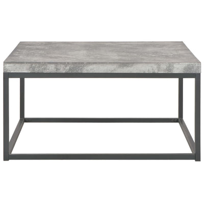 Coffee Table 75x75x38 cm Concrete Look