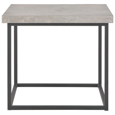 Coffee Table 55x55x53 cm Concrete Look