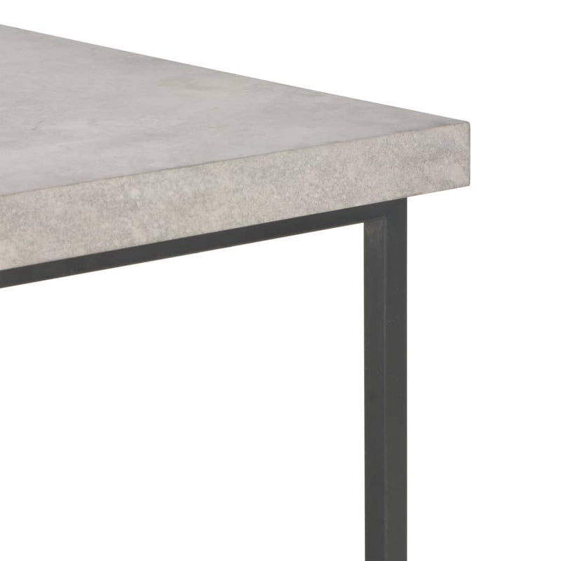 Coffee Table 55x55x53 cm Concrete Look