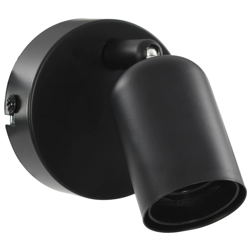 Spot Lights 2 pcs Black E27