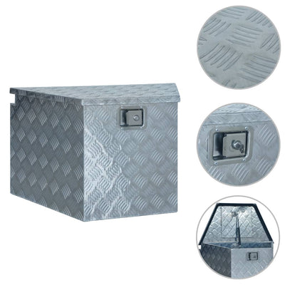 Aluminium Box 737/381x410x460 mm Silver