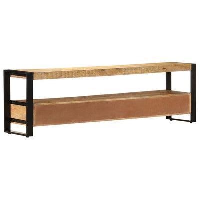 TV Cabinet 150x30x45 cm Solid Mango Wood