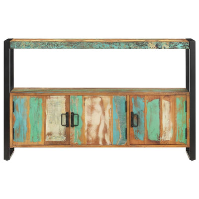 Sideboard 120x30x75 cm Solid Reclaimed Wood