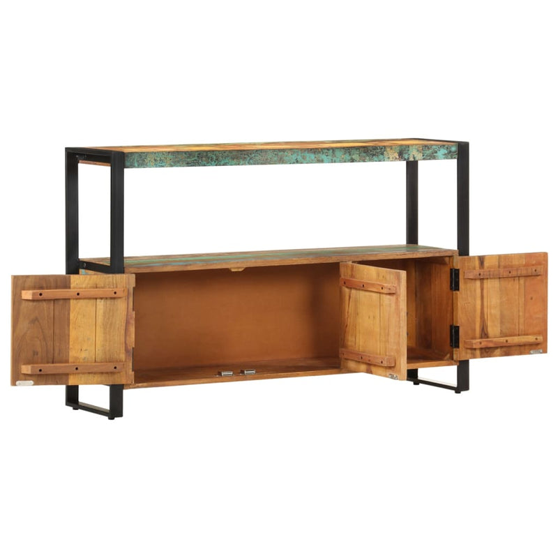 Sideboard 120x30x75 cm Solid Reclaimed Wood