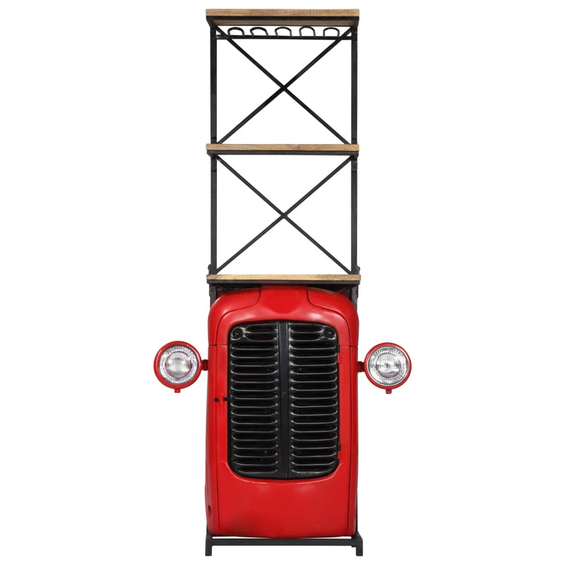 Tractor Wine Cabinet 49x31x172 cm Solid Wood Mango