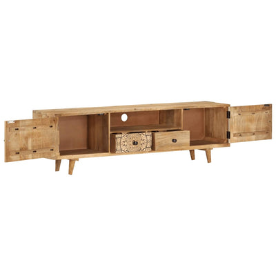 TV Cabinet 140x30x40 cm Solid Mango Wood