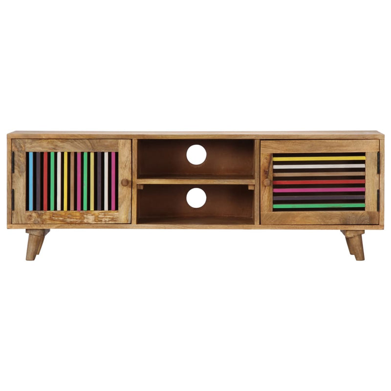 TV Cabinet 120x30x40 cm Solid Mango Wood