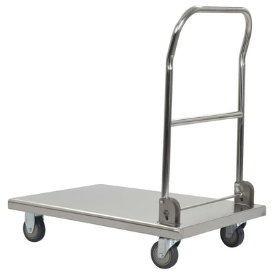 Platform Wagon Silver 82x53x86 cm Stainless Steel